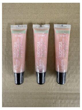 Bath & Body Works C.O. Bigelow Mentha Shimmer Lip Tint Pearl Mint #1647 3PACK
